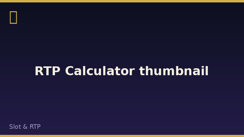 RTP Calculator thumbnail